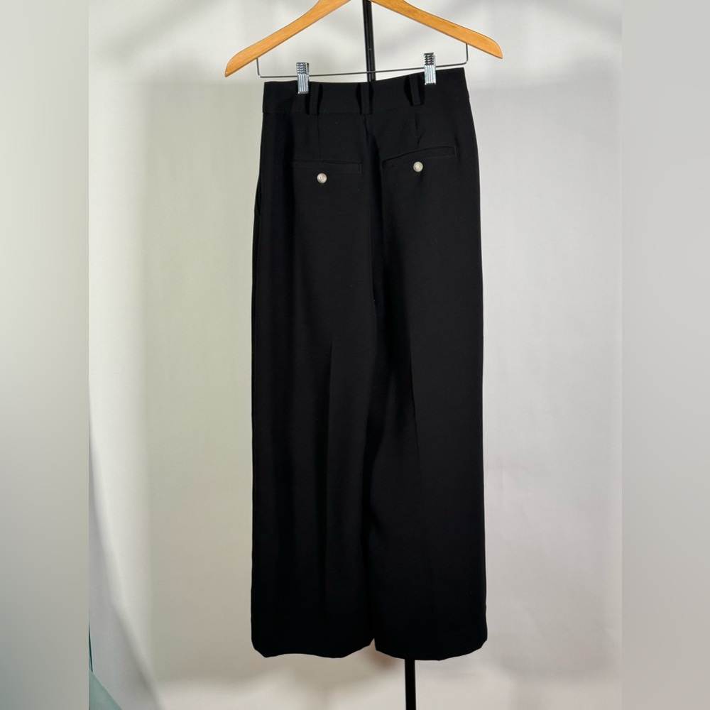 NWOT Madewell The Rosedale High-Rise Straight Pant in Crepe with light buttons - Picture 8 of 9